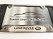 LAND ROVER Logo Emblem Custom Automotive License Plate Frame (Car Accessory Warehouse Exclusive Product) Polish Mirror Silver Chrome Color Slim 4 Holes Frame Tag Bracket Holder