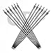GPP Archery Carbon 30-Inch Targeting/Hunting Arrows Field Points Replaceable Tips for Recuve Bow & Compound Bow