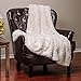 Chanasya Premium Wolf Faux Fur Throw Blanket - Soft, Fuzzy Sherpa & Minky Throw Blanket - for Bed or Couch - 60