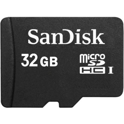 Sandisk 32GB UHS-1 MicroSD MicroSDHC Card with MicroSDHC to Memory Stick MS Pro Duo Adapter for Sony PSP and Cybershot Cameras & SD USB Dual Slot Memory card Reader