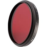 55mm 6 in 1 Infrared IR Pass X-Ray Lens Filter, Adjustable 530nm to 750nm Screw-in Filter for Canon Nikon Sony Panasonic Fuji Kodak DSLR Camera
