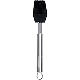 Restaurantware-German Standard Pastry Brush, 1 Heat-Tolerant Basting Brush - Dishwashable, Durable, Black Silicone Pastry Bru