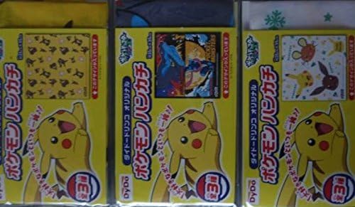 Amazon Co Jp ポケモン ハンカチ 全３種 セット ダイドー ホビー 通販
