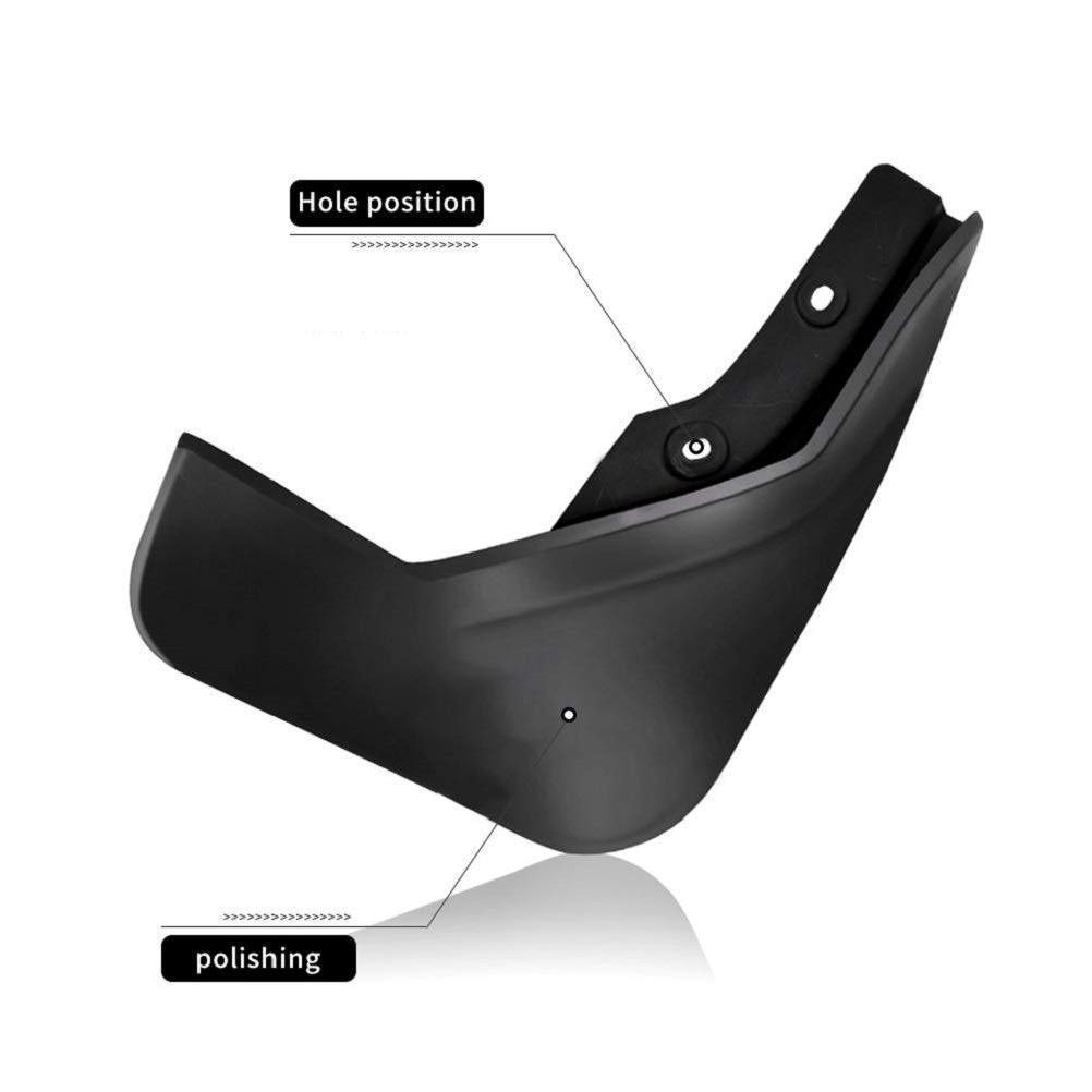 Set Parafanghi Paraspruzzi 4 Pezzi Per VW Tiguan MK1 (2007-2015) – In TPE+PP, Protezione Da Fango E Sassi, Fissaggi A Vite Inclusi, Aspetto Sportivo
