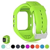 Feskio For Polar A300 Smart Watch Fitness Tracker Replacement Watchband Soft Silicone Rubber Watch Band Wrist Strap Case for Polar A300 Smart Watch (Band Only,No Tracker)