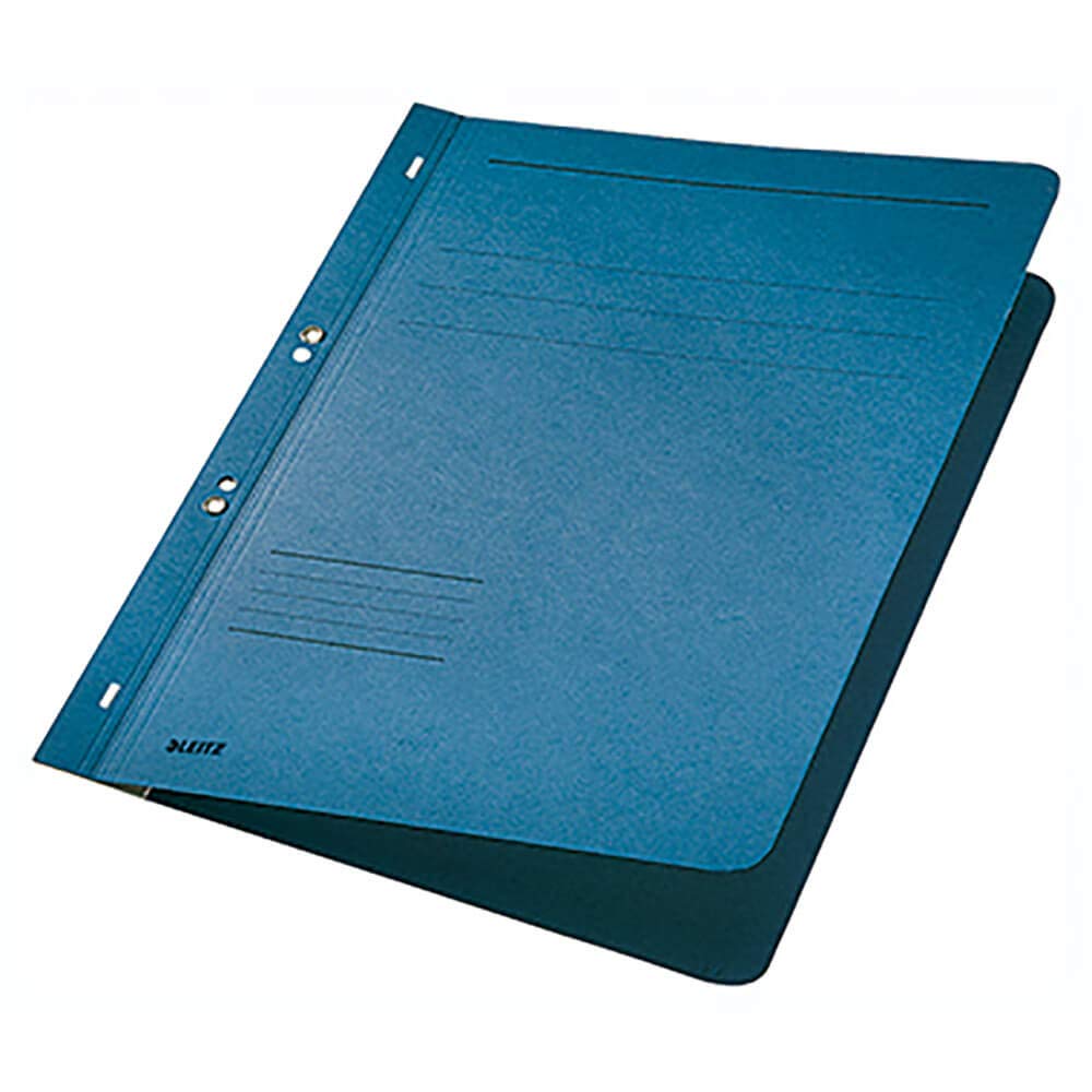 Leitz Cardboard File Folder A4 Blue File – Blue (Blue, A4, 80 GSM, A4, 250 Sheets, Blue, 238 mm; 305 mm)