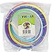 Synkia 3D Pen Filament Refills - 1.75mm ABS 320 Linear Feet (20 Foot Each) Total 16 Different Colors Fun Pack 2 Glow Colors & Spatula Included