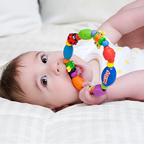 4 Nuby+Bug+Loop+Teether+Colors
