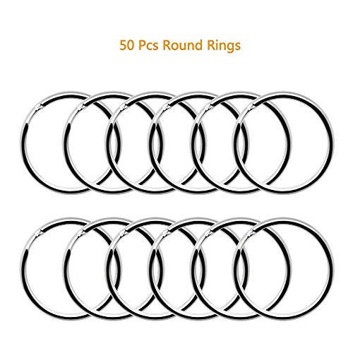 image for Hysagtek 100Pcs Metal Swivel Lanyard Clip Snap Hook Lobster Claw Clasp