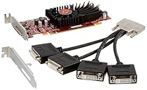 VisionTek Radeon 5570 SFF 1GB DDR3 4M  VHDCI DVI (4x DVI-D) Graphics Card - 900345