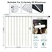 Longans Fairy Curtain Lights, Fun Outdoor Festoon Lighting,8 Modes LED Curtain Strips Icicle String Lights for Bedroom Party Indoor Outdoor Garden Wall Wedding Christmas Xmas Decorations (Warm White)