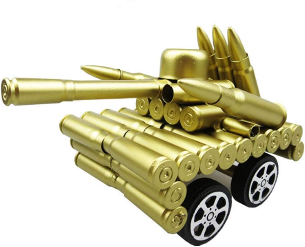 ZCP Bullet Shell Crafts Four Wheel Tank Model Ornament Scenery Tourist Souvenir