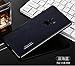 For Mi MIX,DAYJOY Luxury Premium Aluminum Metal Shockproof Bumper Frame Case + Real Genuine Cow Leather Back Cover With invisible Kickstand and Lanyard for Xiaomi Mi MIX(BLACK)