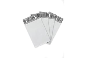 Poly Mailers Envelopes Shipping Bags Self Sealing,100 Bags, 6x9 Inch inches, 2.5 Mil (6 x 9) White