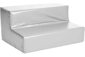 Foamnasium Toddler Step, Indoor Foam Playset, Soft Toddler and Active Kids Play Foam Step for Crawling, Climbing, Sliding and Jumping, Made in The US, Gull Gray