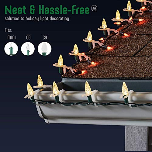 SEWANTA AllPurpose Light Clips Holder Set of 199 Christmas light