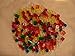 Genuine Lego 200 Small Clear and Translucent Colored 1X Finishing Pieces (loose)