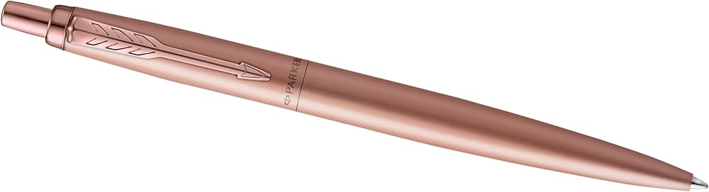 Parker Jotter XL Ballpoint Pen Monochrome Matte Rose Gold Medium Blue Ink Gift