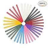 Color Hot Glue Gun Sticks WXJ13 Brand Hot Melt Glue Sticks Mini for DIY Art Craft, 7 mm x 100 mm, 45 Pieces, 9 Color