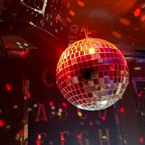 Youdao 6" Mirror Disco Ball Great for a Party or Dj Light Effect Mini Disco Ball