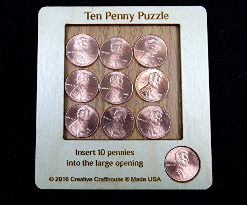Creative Crafthouse 10 Penny Puzzle - a Circle Packing Problem