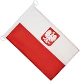 AZ FLAG Poland Civil Ensign Nautical Flag 18x12 in Polyester view 2