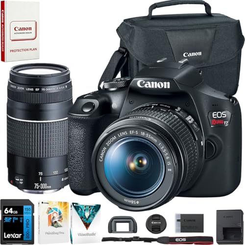 Canon EOS Rebel T7 Double Zoom Kit BUNDLE