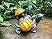 Bo-Toys Solar Powered 2 Baby Turtles on Mama Turtle Outdoor Accent Lighting LED Garden Light Decor