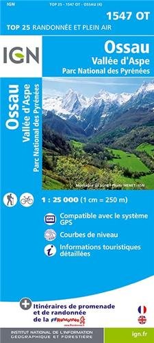 Ossau / Vallee d'Aspe Pnr des Pyrenees 2014: IGN.1547OT by (Map)