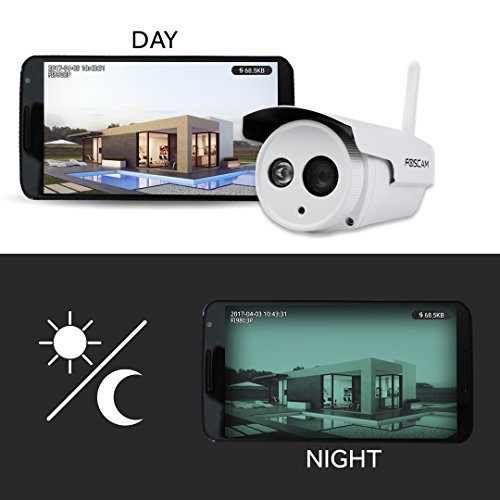 Foscam HD 720P Outdoor WiFi Security Camera Weatherproof IP66 Bullet