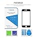 iPhone 7 Plus Screen Protector iPhone 8 plus,TURATA 3D Full Coverage Screen Cover [9H Hardness] [Crystal Clear] Tempered Glass for iPhone 8Plus/7 Plus/6 Plus 5.5 inch (Black)