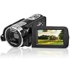 Caméra vidéo Caméscope Caméscope numérique 24MP 2,7 Pouces HD 1080P, enregistreur de caméra à Zoom numérique 16X avec…