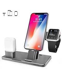 LAMEEKU   Soporte para Apple Watch, gris, Gris