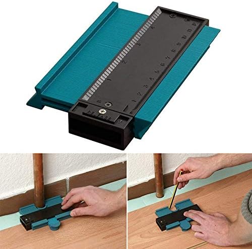 SigmaGo Contour Profile Gauge Duplicator - Woodworking Shape Tracing Template Measuring Tool - Profile Jig Guide -Pipe Tile Frame Gauge -Perfect Father's Day Gift for Dad Men Husband Him