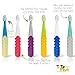 RADIUS Totz Plus Brush Kids Toothbrush Silky Soft BPA Free ADA Accepted Designed for Delicate Teeth & Gums for Children 3 Years & Up - Assorted - Pack of 3