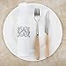Feyarl Set of 8pcs Sparkly Napkin Rings Crystal Table Dinner Napkin Holders for Wedding Centerpieces Party Special Occasions Festival Decoration