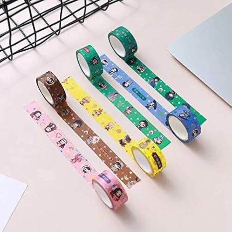 Amazon Co Jp 鬼滅の刃 マスキングテープ 6個セット マステ ホビー Amazon Co Jp 鬼滅の刃 マスキングテープ 6個セット マステ ホビー