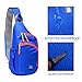 Lecxci Outdoor Chest Sling Bag Lightweight Waterproof Backpack for Unisex/Man/Women(S,Blue)