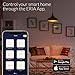AduroSmart ERIA Smart Home Hub/Gateway, Compatible with ZigBee Lighting/Sensors/Plugs/Thermostats/Locks, Works with ERIA APP/Alexa/Google Assistant/Apple Shortcuts