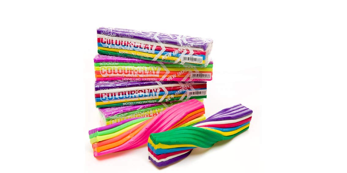 colour clay modelling material
