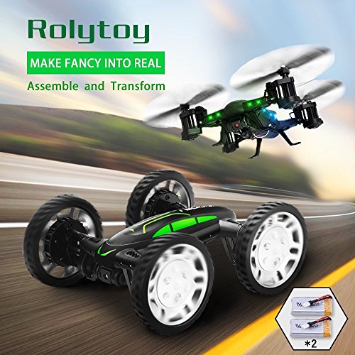 Drone Con Cámara 2MP FPV Air-Ground RC Quadcopter Por Tierra \u0026 Aire Doble Modo Drone Coche Teledirigido De Control Remoto 2,4 GHz 6-Axis Gyro, 2 baterías de 650mAh hot sale - shiftingoutcomes.com