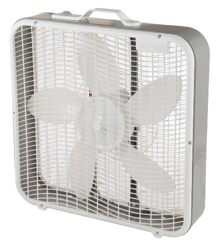 Aerospeed 20-Inch 3-Speed Premium Box Fan with Energy Efficient Design and Carrying Handle