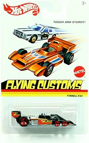 TYRRELL P34 Flying Customs 2013 Release of the 1974 Classic Series - 1:64 Scale Throw Back HOT WHEELS Die-Cast Vehicle