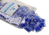 150 Pack of Half Gram Blue to Pink Indicating Silica Gel Packets Desiccants [1.35" x .85"] - RECHARGEABLE By Listing Instructions