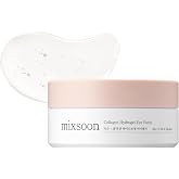 mixsoon Collagen Hydrogel Eye Patches Hydrating Gel Eye Mask with Collagen, Peptides and Amino Acids for Smooth Under Eye Skin Care 84 g / 2.84 fl.oz. (30 pairs) Korean Glass Skin Care