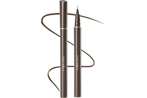 JUDYDOLL Ultra-Fine Liquid Eyeliner - Precision Tip for Flawless Application, Long-Lasting & Smudge-Proof, Quick-Drying, Waterproof, Ideal for Beginners (#02 Deep Brown)
