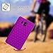 Fintie Silicone Case for Samsung Galaxy Tab A 7.0, [Honey Comb Series] Light Weight [Anti Slip] Shock Proof Cover [Kids Friendly] for Galaxy Tab A 7-inch Tablet 2016 Release (SM-T280/SM-T285), Purple