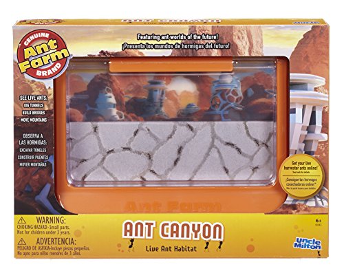 Uncle Milton Ant Farm Live Ant Habitat, 60th Ant-iversary Edition, Canyon Science