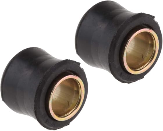 Amazon ショックアブソーバーリアブッシュ リアショックアブソーバー ゴムと金属製 12mm 2個 ショックアブソーバー用ブッシュ 車 バイク