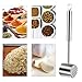 Heavy Duty Meat Hammer Dishwasher Safe Rust-proof 304 Stainless Steel Meat Pounder & Meat Tenderizer for Tenderizing & Pounding Meat